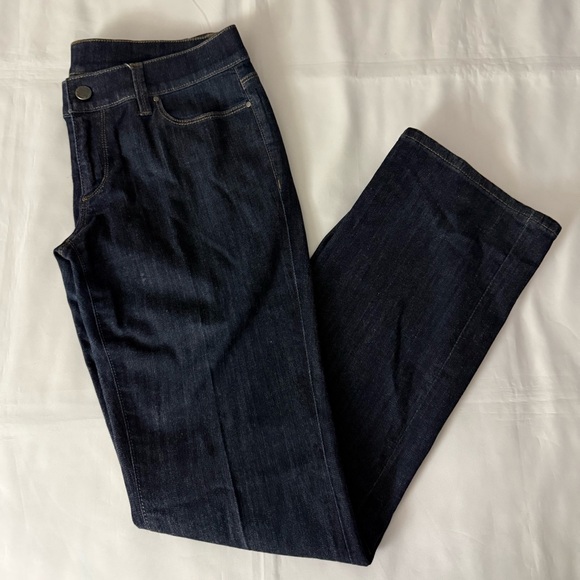 Ann Taylor Denim - Ann Taylor Modern Fit Dark Wash Petite Jeans